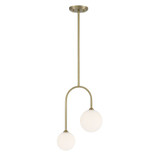 Chester 2 Light Pendant 17.5 Inch Tall and 12 Inch Wide by Savoy House - 7-5981-2