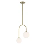 Chester 2 Light Pendant 17.5 Inch Tall and 12 Inch Wide by Savoy House - 7-5981-2