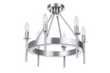 Larrson 6 Light 17.75 Inch Wide Semi Flush Mount by Craftmade - 54356