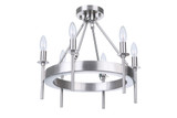 Larrson 6 Light 17.75 Inch Wide Semi Flush Mount by Craftmade - 54356