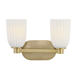 Baldwin 2 Light Bath Vanity 9.13 Inch Tall and 14 Inch Wide by Savoy House - 8-1245-2