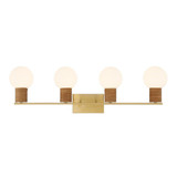 Jarrell 4 Light Bath Vanity 10 Inch Tall and 33.5 Inch Wide by Savoy House - 8-4081-4