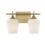 Octave 2 Light Bath Vanity 9.5 Inch Tall and 13.75 Inch Wide by Savoy House - 8-6030-2