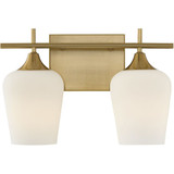 Octave 2 Light Bath Vanity 9.5 Inch Tall and 13.75 Inch Wide by Savoy House - 8-6030-2