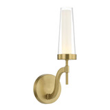 Butler 4W 1 LED Wall Sconce 14 Inch Tall and 4.5 Inch Wide by Savoy House - 9-1463-1