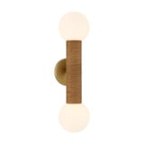 Jarrell 2 Light Wall Sconce 20 Inch Tall and 5.13 Inch Wide by Savoy House - 9-4081-2