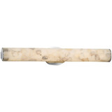 Alabaster Rocks Eliptical Vanity Light 28 Inch Tall by Justice Design - ALR-8655