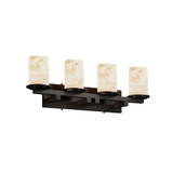 Alabaster Rocks Dakota 4 Light Vanity Light by Justice Design - ALR-8774-10