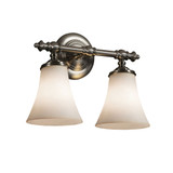 Clouds Tradition 2 Light Vanity Light by Justice Design - CLD-8522-20