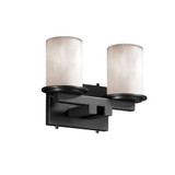 Clouds Dakota 2 Light Vanity Light by Justice Design - CLD-8772-10