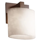 Clouds Modular 1 Light Wall Sconce 7.75 Inch Tall by Justice Design - CLD-8931-30