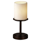 CandleAria Dakota 1 Light Short Table Lamp by Justice Design - CNDL-8798-10-CREM