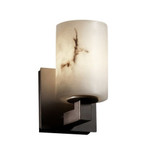 Lumenaria Modular 1 Light Cylinder Flat Rim Wall Sconce by Justice Design - FAL-8921-10