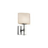 Fusion Union 1 Light Opal Glass ADA Wall Sconce by Justice Design - FSN-8417-30-OPAL