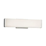 Fusion Latitude 18W LED Opal Glass Linear Vanity Light by Justice Design - FSN-8601-OPAL
