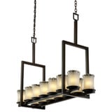 Veneto Luce Dakota 14 Light Chandelier by Justice Design GLA-8764-16-WTFR - GLA-8764-16-WTFR