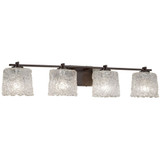 Veneto Luce Era 4 Light Oval Lace Wall Sconce by Justice Design - GLA-8444-30-LACE