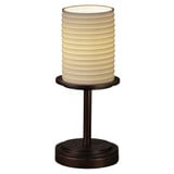 Limoges Dakota 1 Light Short Table Lamp by Justice Design - POR-8798-10-SAWT