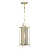 Jacobs 1 Light Outdoor HangingLantern 18.25 X 5.75 Inch Wide by Savoy House - 5-3806