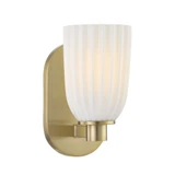 Baldwin 1 Light Wall Sconce 8.75 Inch Tall and 4.5 Inch Wide by Savoy House - 9-1245-1