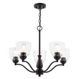 Bellwood 5 Light Chandelier 19.25 Inch Tall and 24.5 Inch Wide by Vaxcel - H0311