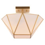 Burnett 2 Light Semi Flush Mount 9.5 Inch Tall and 14 Inch Wide by Vaxcel - C0330