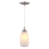 Milano 1 Light Mini Pendant 9.75 Inch Tall and 4.75 Inch Wide by Vaxcel - P0450