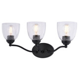 Bellwood 3 Light Bath Vanity 9.75 Inch Tall and 21.75 Inch Wide by Vaxcel - W0519