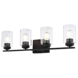 Park Ridge 4 Light Bath Vanity 7.75 Inch Tall and 27.5 Inch Wide by Vaxcel - W0529