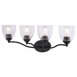 Bellwood 4 Light Bath Vanity 9.75 Inch Tall and 28 Inch Wide by Vaxcel - W0521