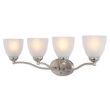 Bellwood 4 Light Bath Vanity 9.75 Inch Tall and 28 Inch Wide by Vaxcel - W0521