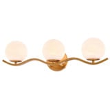 Monticello 3 Light Bath Vanity 6.25 Inch Tall and 22 Inch Wide by Vaxcel - W0549