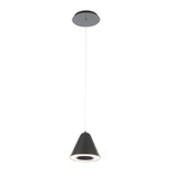 Kone 11W 1 LED Light Small Pendant by Dweled - PD-72006