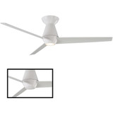 Slim 3 Blade Flush Mount Ceiling Fan 52 Inch Wide by Modern Forms - FH-W2003-52L12