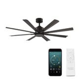 Size Matters 8Blade Ceiling Fan with Light Kit 56 Inch Wide by Modern Forms - FR-W2403-56L