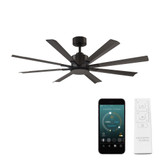 Size Matters 8Blade Ceiling Fan with Light Kit 56 Inch Wide by Modern Forms - FR-W2403-56L