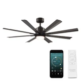 Size Matters 8 Blade Ceiling Fan 14.7 Inch and 56 Inch Wide by Modern Forms - FR-W2403-56