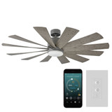 Windflower 60 Inch 3 Blade Ceiling Fan with LED Light Kit by Modern Forms - FR-W1815-60L