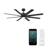 Renegade 52 Inch 8 Blade Ceiling Fan with Light and Remote by Modern Forms - FR-W2001-52L