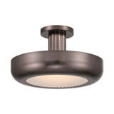 Macey 36W 1 LED Semi Flush Mount 10 Inch Tall and 16 Inch Wide by Eurofase - 50389