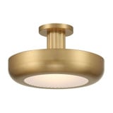 Macey 36W 1 LED Semi Flush Mount 10 Inch Tall and 16 Inch Wide by Eurofase - 50389