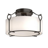 Greystone Leaze 1 Light Metal 13.2 Inch Wide Semi Flush Mount by BSH - 91-BEL-1275358