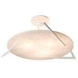 West End Brook 3 Light 28.5 Inch Wide Semi Flush Mount by BSH - 91-BEL-1337189