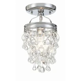 Calypso 1 Light 7.25 Inch Wide Semi Flush Mount by Crystorama - 131_CEILING