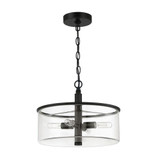 Hailie 4 Light 14.13 Inch Wide Semi Flush Mount by Craftmade - 55654