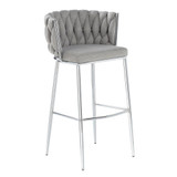 Woven Fabric Woven Chair 41.5 Inch Tall and 22.5 Inch Wide by Stylecraft - WOVEN-22