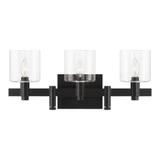 Decato 3 Light Bath Vanity 9 Inch Tall and 5.5 Inch Wide by Eurofase - 46812