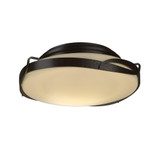 Hogarth Lea 2 Light 13.9 Inch Wide Metal Flush Mount by BSH - 91-BEL-1275296