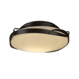 Hogarth Lea 2 Light 13.9 Inch Wide Metal Flush Mount by BSH - 91-BEL-1275296
