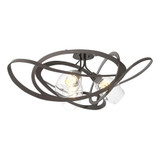 Buxton Spur 3 Light 37.2 Inch Wide Metal Semi Flush Mount by BSH - 91-BEL-1275361